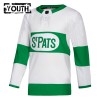 Toronto Maple Leafs Hockeydrakt Custom St Pats Hvit Adidas Authentic - Barn